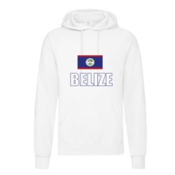 Felpa BELIZE / bandiera tasconi e cappuccio uomo donna