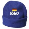 Cappello invernale 1860 germania blue ricamato in pile / polar taglia unica / cod. 39