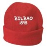 Cappello invernale Bilbao 1898 Spagna rosso ricamato in pile / polar taglia unica / cod. 132