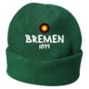 Cappello invernale Bremen Germania verde ricamato in pile / polar taglia unica / cod. 22