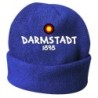 Cappello invernale Darmstadt Germania blue ricamato in pile / polar taglia unica / cod. 21