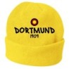 Cappello invernale Dortmund Germania giallo ricamato in pile / polar taglia unica / cod. 11