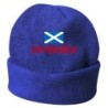 Cappello invernale Inverness Scozia blue ricamato in pile / polar taglia unica / cod. 125