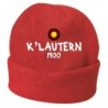 Cappello invernale Kaiserslautern Germania rosso ricamato in pile / polar taglia unica / cod. 26