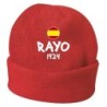 Cappello invernale Rayo Spagna rosso ricamato in pile / polar taglia unica / cod. 165