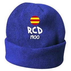 Cappello invernale RCD 1900 Spagna blue ricamato in pile / polar taglia unica / cod. 142