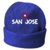 Cappello invernale San Jose Usa blue ricamato in pile / polar taglia unica / cod. 99