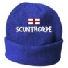 Cappello invernale Scunthorpe uk blue ricamato in pile / polar taglia unica / cod. 203