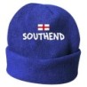 Cappello invernale Southend Inghilterra blue ricamato in pile / polar taglia unica / cod. 206