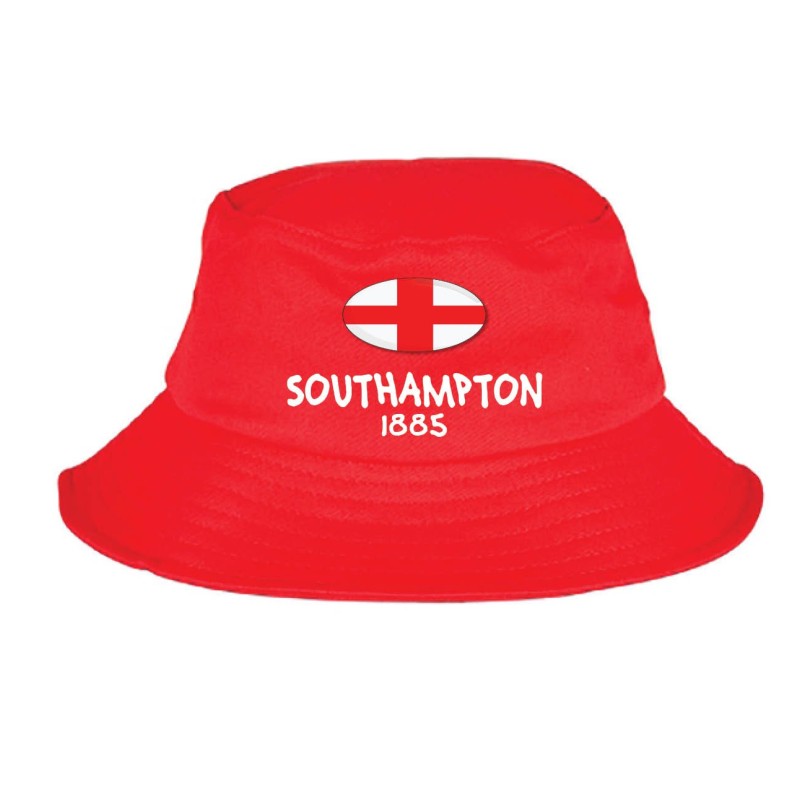 Cappellino pescatore bucket rosso the Southampton 1885 tifosi calcio inglese