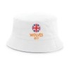 Cappellino pescatore bucket bianco wolves 1877 tifosi calcio inglese