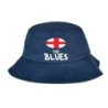 Cappellino pescatore bucket blu the blues tifosi calcio inglese