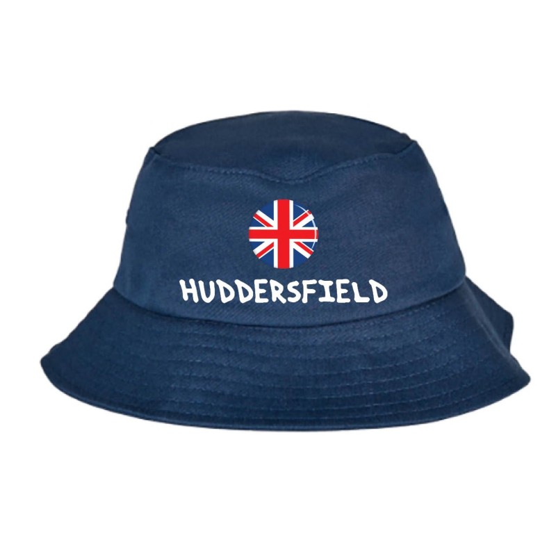 Cappellino pescatore bucket blu hudders field tifosi calcio inglese