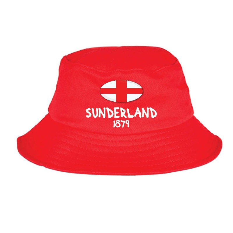 Cappellino pescatore bucket rosso Sunderland 1879 tifosi calcio inglese