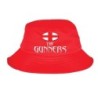 Cappellino pescatore bucket rosso the gunners tifosi calcio inglese