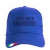 Cappellino ricamato WE ARE Bergamo con tricolore bandiera poliestere, 5 pannelli, regolazione in velcro