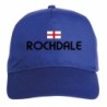 Cappellino ricamato ROCHDALE blu - poliestere, 5 pannelli, regolazione in velcro