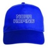 Cappellino ricamato NORRKOPING Svezia blu - sportivo ultras, in poliestere, 5 pannelli, regolazione in velcro