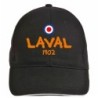 Cappellino ricamato LAVALLOIS nero - sportivo ultras, in poliestere, 5 pannelli, regolazione in velcro