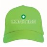 Cappellino ricamato CORITIBA verde - sportivo ultras, in poliestere, 5 pannelli, regolazione in velcro