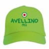 Cappellino ricamato AVELLINO verde - sportivo ultras, in poliestere, 5 pannelli, regolazione in velcro