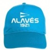 Cappellino ricamato Pamplona azzurro - tifosi calcio - sportivo ultras, in poliestere, 5 pannelli,