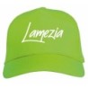 Cappellino ricamato Lamezia verde chiaro Cappellino in poliestere, 5 pannelli,