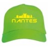 Cappellino ricamato Nantes skyline giallo colore verde chiaro Cappellino in poliestere, 5 pannelli,