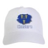 Cappellino bianco Cheshire UK bandiera chiusura - sportivo ultras, in poliestere, 5 pannelli