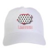 Cappellino bianco Limousin Francia bandiera - sportivo ultras, in poliestere, 5 pannelli 84