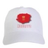 Cappellino bianco Navarra Spagna bandiera - sportivo ultras, in poliestere, 5 pannelli 56