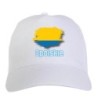 Cappellino bianco Opolskie polonia bandiera - sportivo ultras, in poliestere, 5 pannelli 143