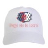 Cappellino bianco pays de la Loire Francia bandiera - sportivo ultras, in poliestere, 5 pannelli 80