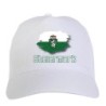 Cappellino bianco Steiermark Austria bandiera chiusura velcro - sportivo ultras, in poliestere