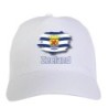 Cappellino bianco Zeeland Olanda bandiera chiusura velcro - sportivo ultras, in poliestere