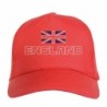 Cappellino England bandiera ricamata11 chiusura in velcro - sportivo ultras, in poliestere