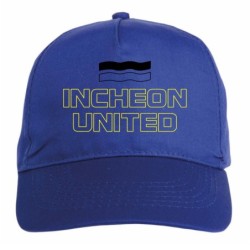 Cappellino Incheon Corea ricamato chiusura in velcro - sportivo ultras, in poliestere