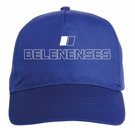 Cappellino ricamato blue Belenense Portogallo chiusura in velcro - sportivo ultras, in poliestere