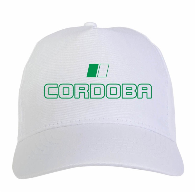 Cappellino ricamato Cordoba Colombia chiusura in velcro - sportivo ultras, in poliestere