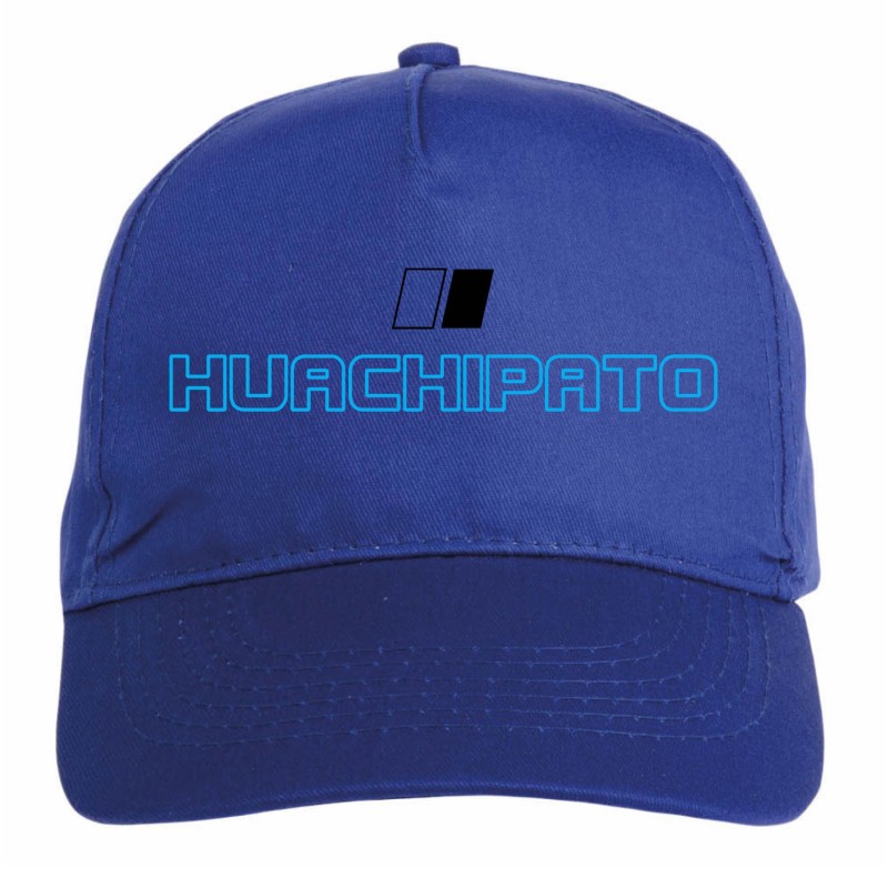 Cappellino ricamato Huachipato Colombia blu chiusura in velcro - sportivo ultras, in poliestere