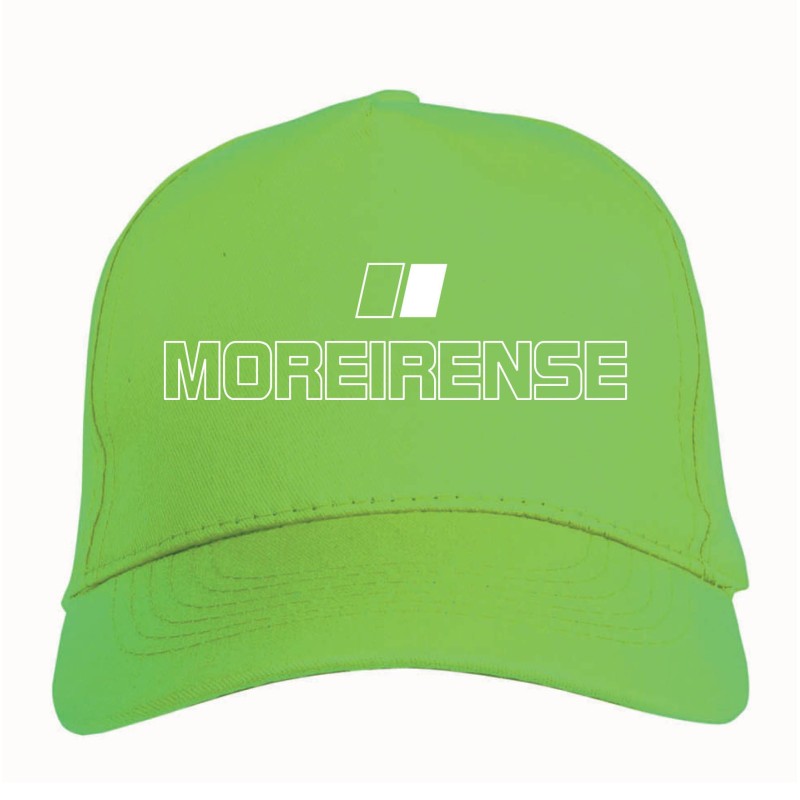 Cappellino ricamato Moreira Portogallo bianco verde chiusura in velcro - sportivo ultras, in poliestere