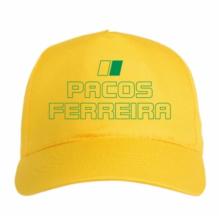 Cappellino ricamato Ferreira Portogallo giallo verde chiusura in velcro - sportivo ultras, in poliestere