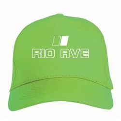 Cappellino ricamato Rio Ave verde Portogallo chiusura in velcro - sportivo ultras, in poliestere