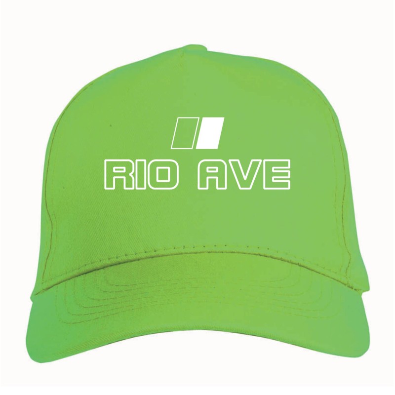 Cappellino ricamato Rio Ave verde Portogallo chiusura in velcro - sportivo ultras, in poliestere