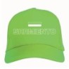 Cappellino ricamato Sarmiento Argentina verde bianco chiusura in velcro - sportivo ultras, in poliestere