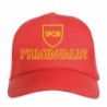 Cappellino ricamato quartiere Primavalle bandiera Roma chiusura in velcro - sportivo ultras, in poliestere