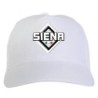 Cappellino bianco ricamato rombo Siena con tricolore - sportivo ultras, in poliestere