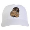 Cappellino bianco bulldog arrabbiato stampato sublimazione sportivo ultras 11 baseball