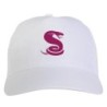 Cappellino bianco cobra serpente viola stampato sublimazione sportivo ultras 68 baseball