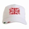 Cappellino Torino granata bandiera grunge con tricolore Italia baseball